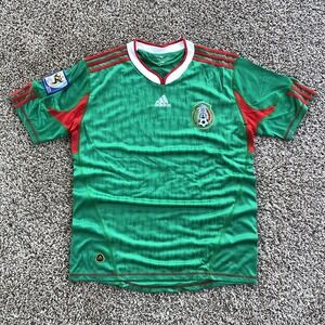 Adidas Mexico National Team Soccer Jersey Mens L 2010 World Cup Football Kit NWT